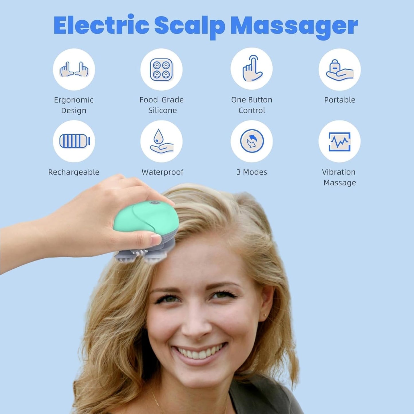 Electric Scalp Massager for Hair Growth