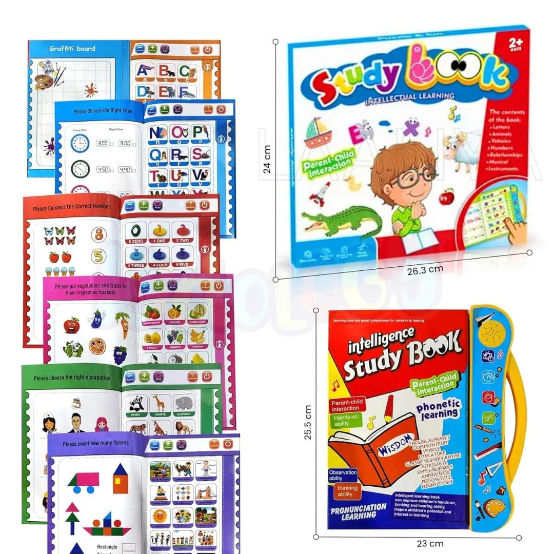 Engage & Educate: Play & Learn Book for Kids | Early Educational Toy for Kids Ages 1 to 5