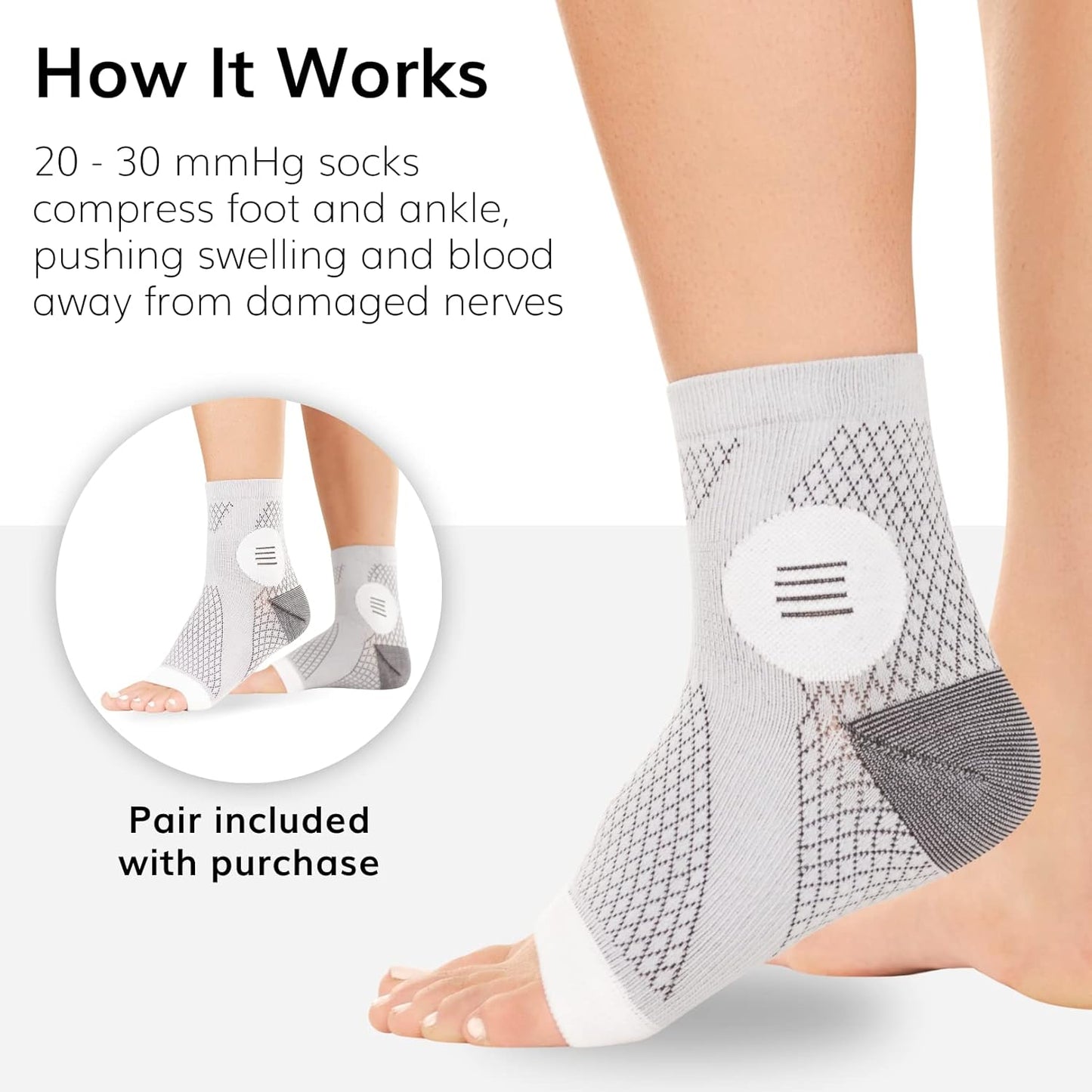 Meet Neuro Socks™ – Your Daily Defense | One size fits all | Pack of 2