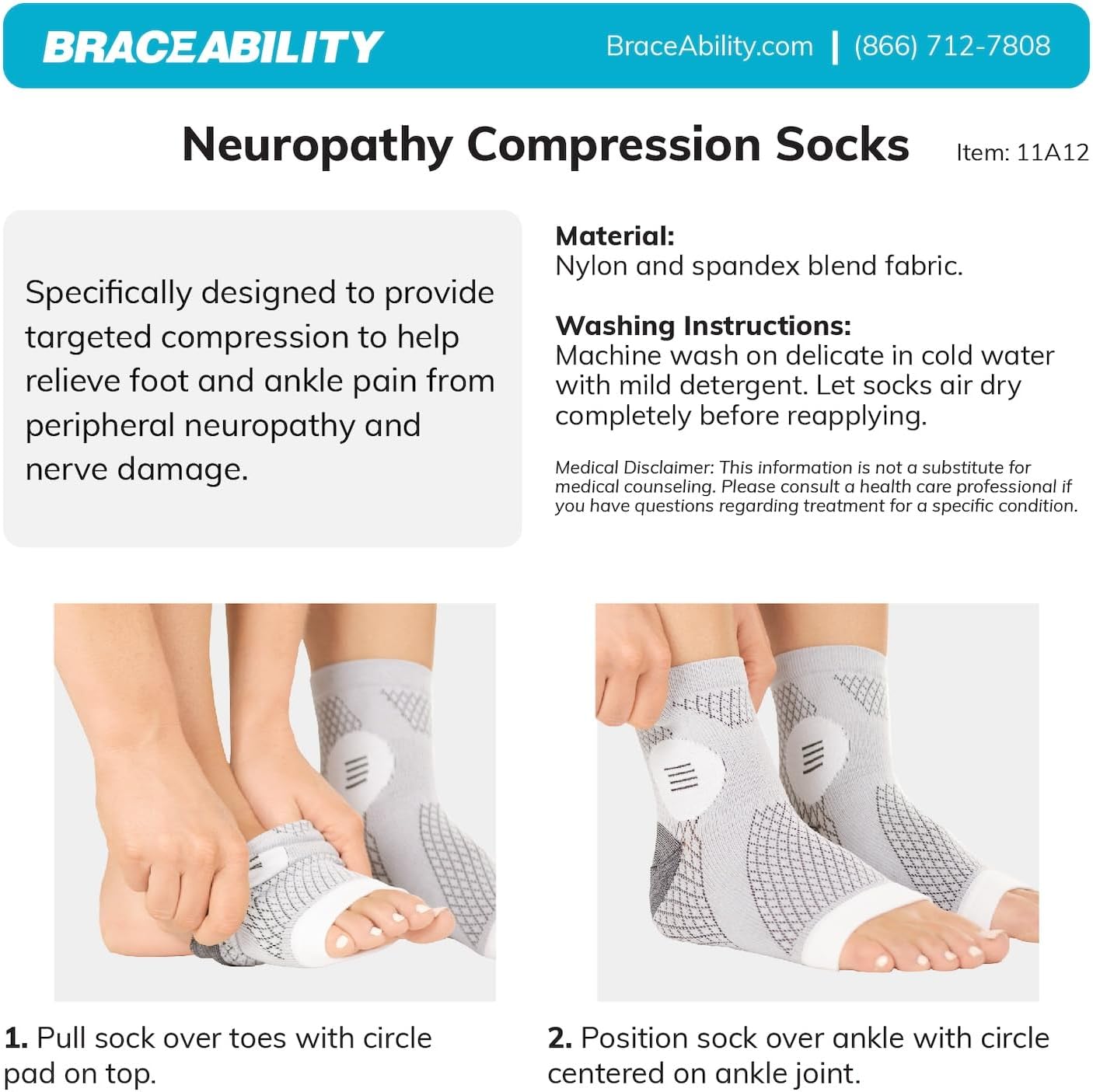 Meet Neuro Socks™ – Your Daily Defense | One size fits all | Pack of 2