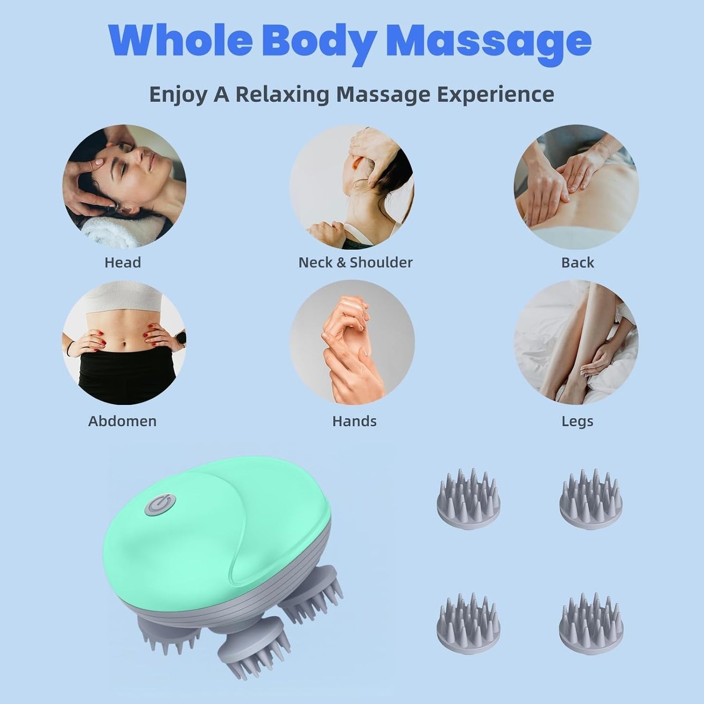 Electric Scalp Massager for Hair Growth