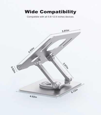 Rotating Base Tablet Stand