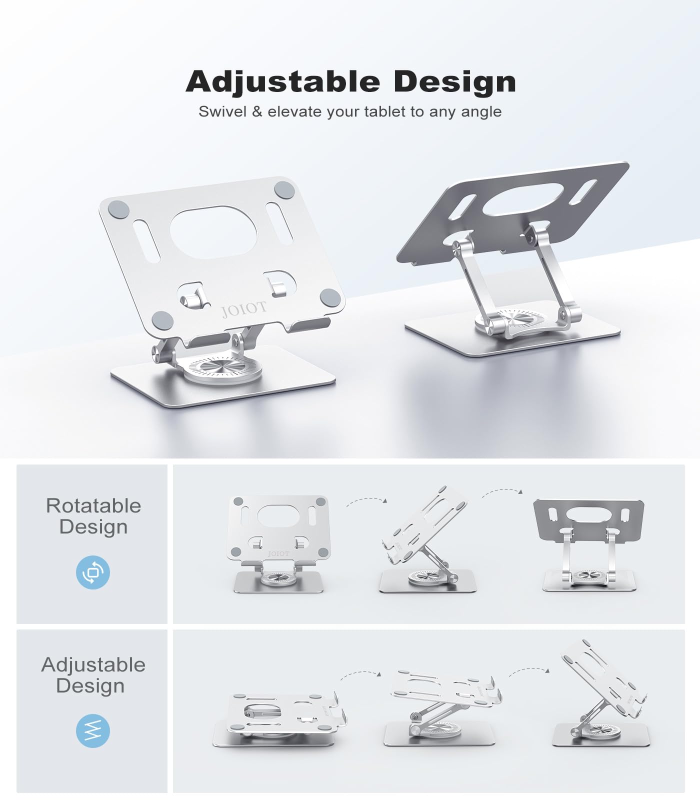 Rotating Base Tablet Stand