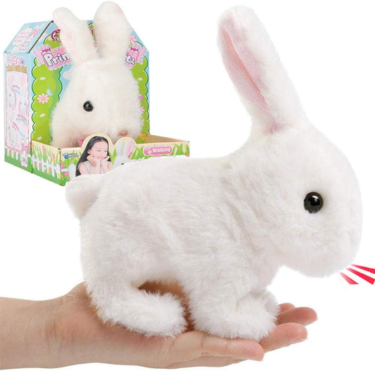 Hopping Bunny Toy Interactive Electronic Pet with Sounds and Movements