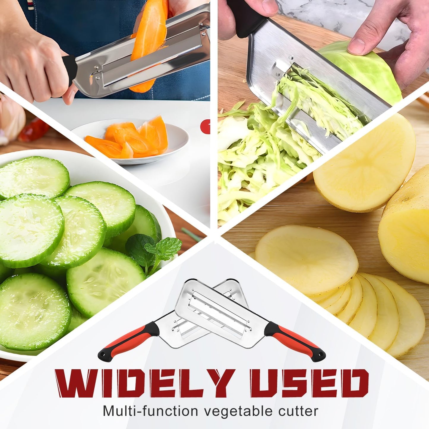 Slicer Double 2 Slice Blade Slicing Knife