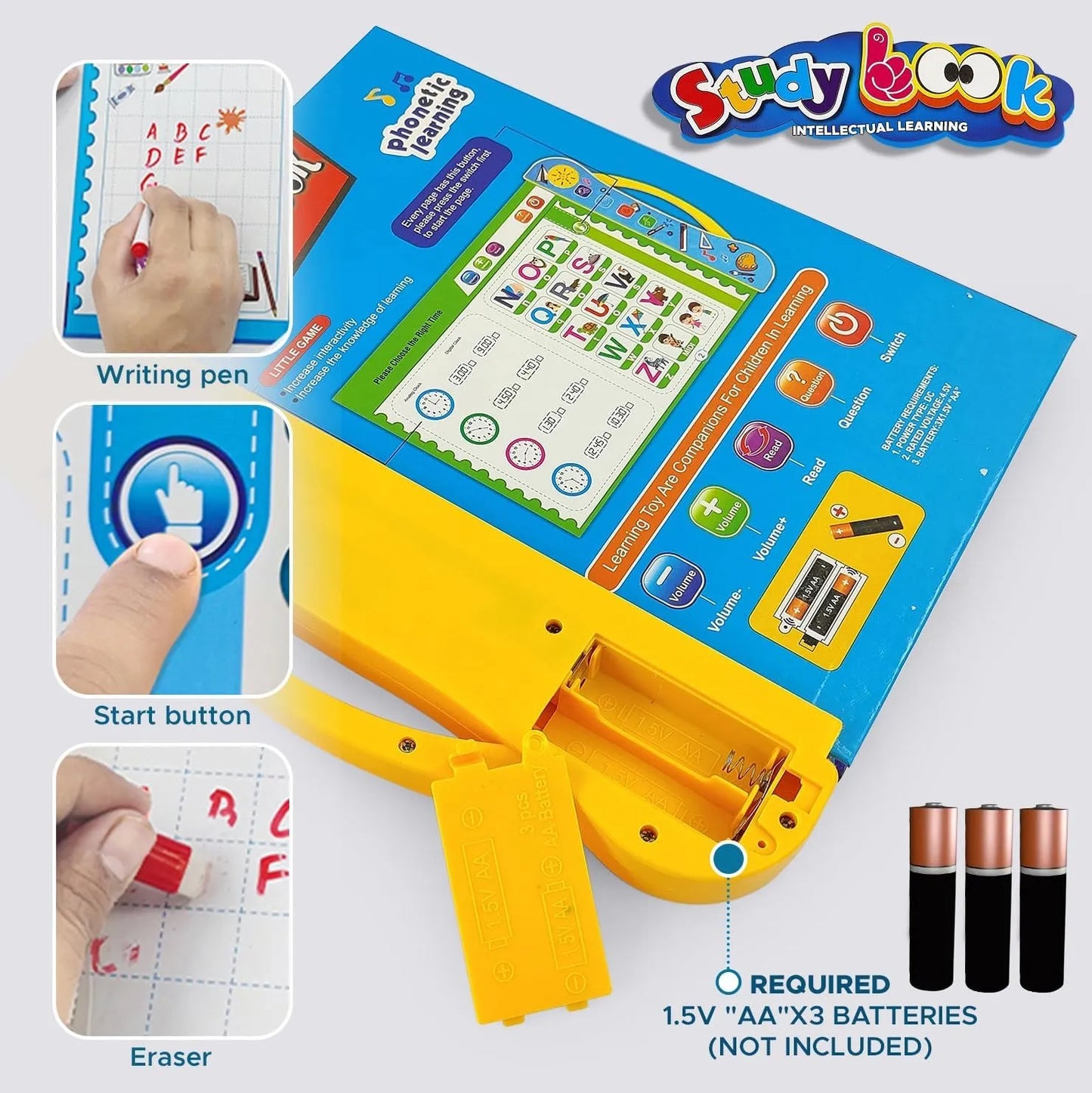 Engage & Educate: Play & Learn Book for Kids | Early Educational Toy for Kids Ages 1 to 5