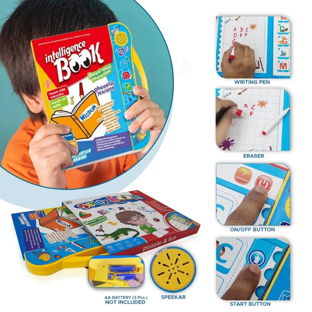 Engage & Educate: Play & Learn Book for Kids | Early Educational Toy for Kids Ages 1 to 5