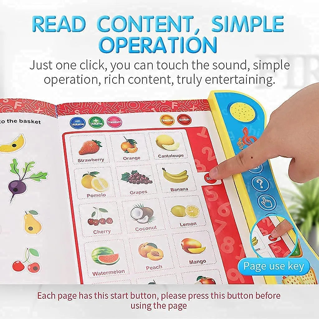 Engage & Educate: Play & Learn Book for Kids | Early Educational Toy for Kids Ages 1 to 5