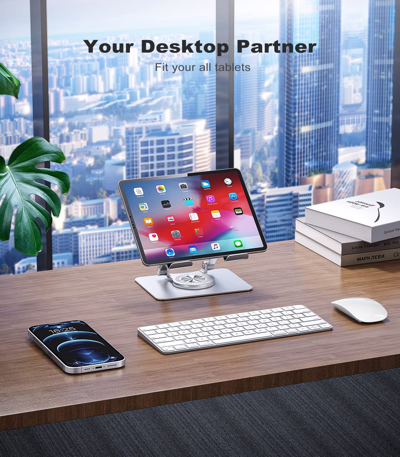 Rotating Base Tablet Stand
